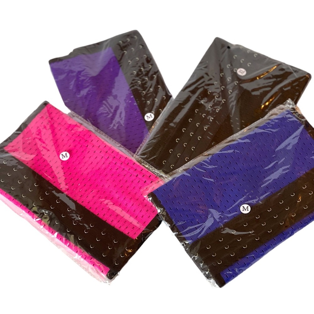 4 PCS Waist Trainer Trimmer Hot Shaper Shapewear Fajas Colombianas, Sz S +M